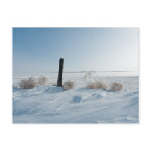Briefkaart winterlandschap
