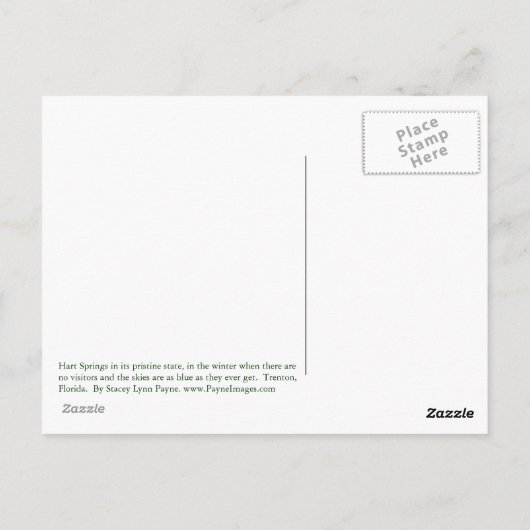 Briefkaart winterlente (Achterkant)