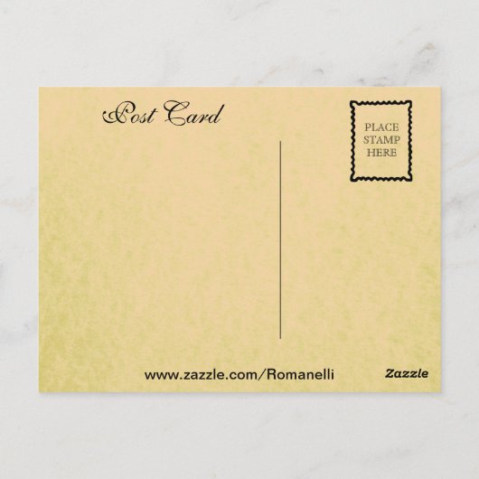  Briefkaart winterscène (Achterkant)