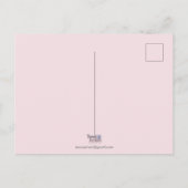 Briefkaart wintersneeuwrendier (Achterkant)