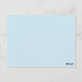 briefkaart wintertrein (Achterkant)