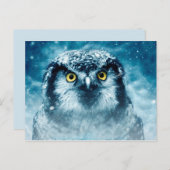 briefkaart winteruil (Voorkant / Achterkant)