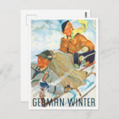 Briefkaart wintervintonijn (Voorkant / Achterkant)