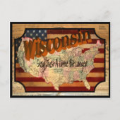  Briefkaart Wisconsin (Voorkant)