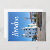 Briefkaart Wit-Rusland Hrodna Grodno Architecture (Voorkant / Achterkant)