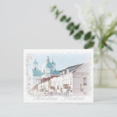 Briefkaart Wit-Rusland Hrodna Grodno Architecture (Staand voorkant)