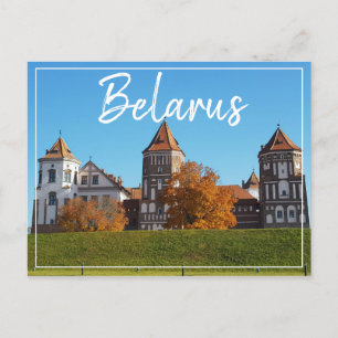 Briefkaart Wit-Russische Natuur Mir Castle Archite