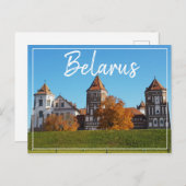 Briefkaart Wit-Russische Natuur Mir Castle Archite (Voorkant / Achterkant)