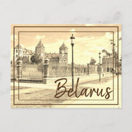 Briefkaart Wit-Russische Natuur Mir Castle Archite