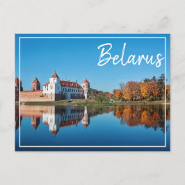Briefkaart Wit-Russische Natuur Mir Castle Archite