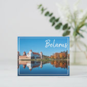 Briefkaart Wit-Russische Natuur Mir Castle Archite (Staand voorkant)