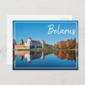 Briefkaart Wit-Russische Natuur Mir Castle Archite (Voorkant / Achterkant)