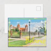 Briefkaart Wit-Russische Natuur Mir Castle Archite (Voorkant / Achterkant)