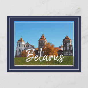 Briefkaart Wit-Russische Natuur Mir Castle Archite