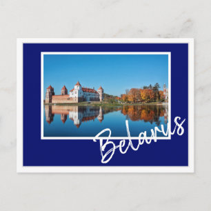 Briefkaart Wit-Russische Natuur Mir Castle Archite