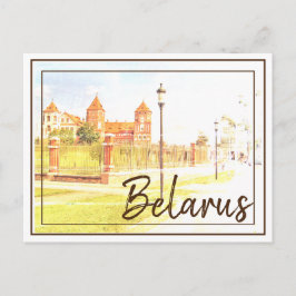 Briefkaart Wit-Russische Natuur Mir Castle Archite