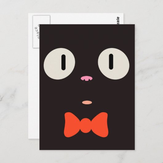 briefkaart "Witch Cat" (3/3) (Voorkant / Achterkant)