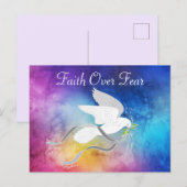 Briefkaart Witte Dove (Voorkant / Achterkant)