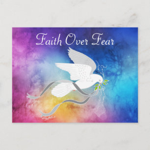 Briefkaart Witte Dove