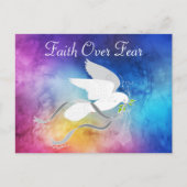 Briefkaart Witte Dove (Voorkant)