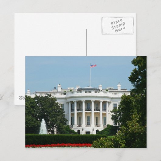 briefkaart "Witte Huis" (Voorkant / Achterkant)