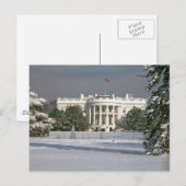Briefkaart / Witte Huis Winter (Voorkant / Achterkant)