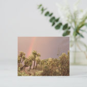 Briefkaart woestijnregenboog (Staand voorkant)