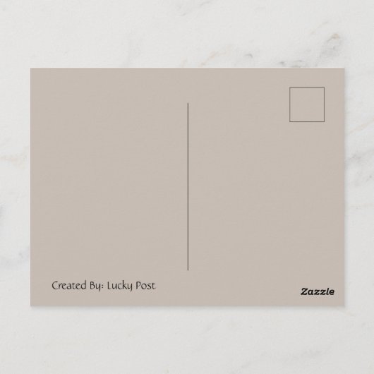 Briefkaart woestijStorm (Achterkant)