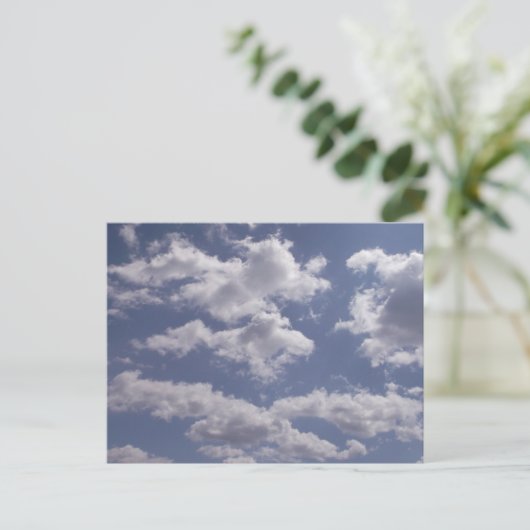 briefkaart 'Wolken' (Staand voorkant)