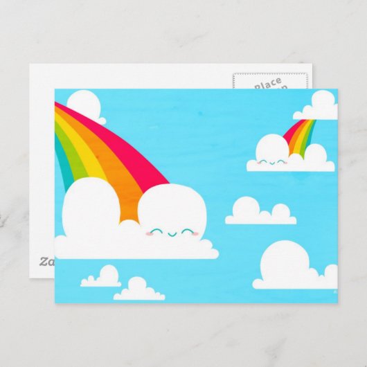 Briefkaart wolken (Voorkant / Achterkant)