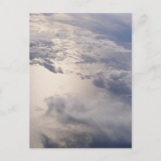 Briefkaart wolken (ontwerp 1) (Voorkant)