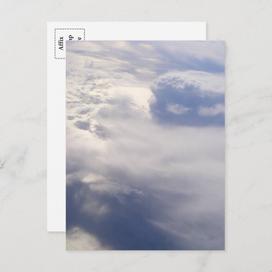 Briefkaart wolken (ontwerp 2) (Voorkant / Achterkant)