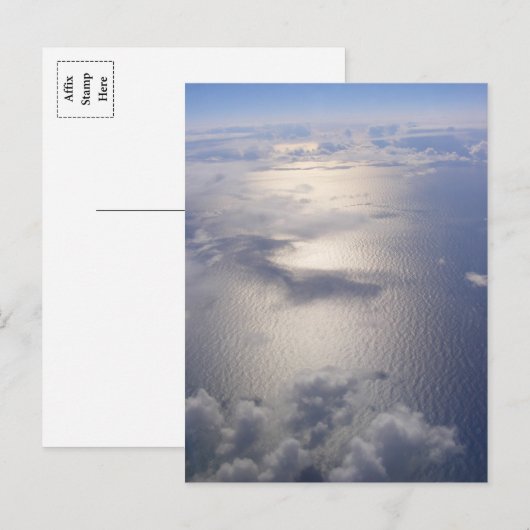 Briefkaart wolken (ontwerp 3) (Voorkant / Achterkant)