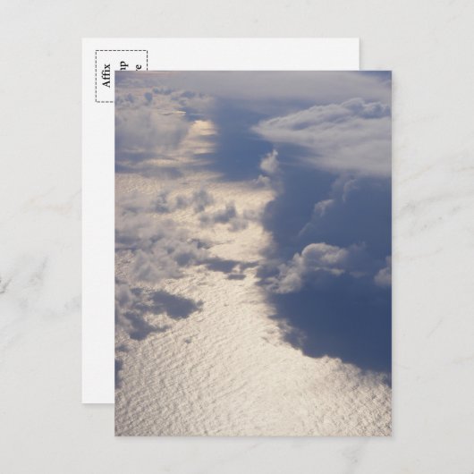 Briefkaart wolken (ontwerp 4) (Voorkant / Achterkant)