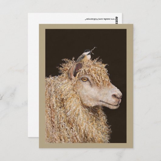 Briefkaart wolverzamelaar (Voorkant / Achterkant)