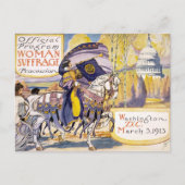 Briefkaart Woman stempeling Washington D.C. (Voorkant)