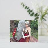 Briefkaart Woodland Princess Fantasy (Staand voorkant)