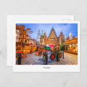 Briefkaart Worclaw night scene, Polen (Voorkant / Achterkant)