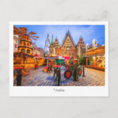 Briefkaart Worclaw night scene, Polen (Voorkant)