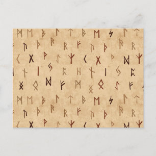 Briefkaart wordt uitgevoerd