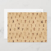 Briefkaart wordt uitgevoerd (Voorkant / Achterkant)