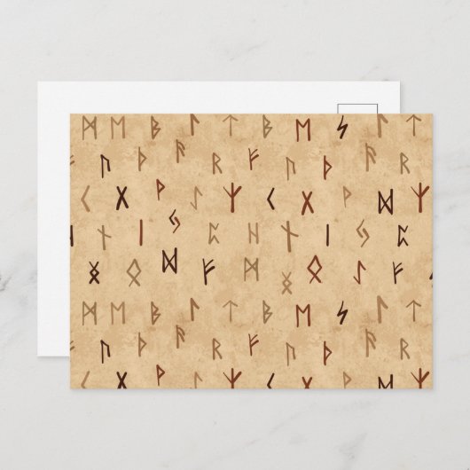 Briefkaart wordt uitgevoerd (Voorkant / Achterkant)