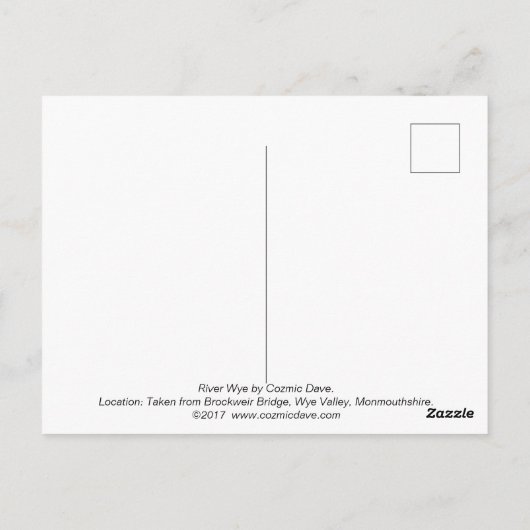 Briefkaart Wye (Achterkant)