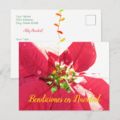Briefkaart Xmas 003 -Spaans - Briefkaart (Voorkant / Achterkant)