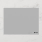 Briefkaart Yellow Chick Table Number (Achterkant)