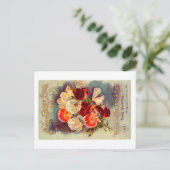 Briefkaart zaadverpakking. (Staand voorkant)