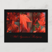 Briefkaart zakelijke Thanksgiving (Voorkant)