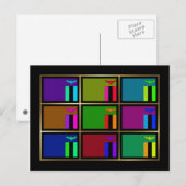 Briefkaart Zambia Multihue Flags (Voorkant / Achterkant)