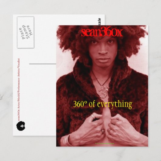 Briefkaart Zan360x 360° GLAMazon (Voorkant / Achterkant)