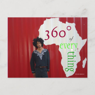 Briefkaart Zan360x Afrika 360°
